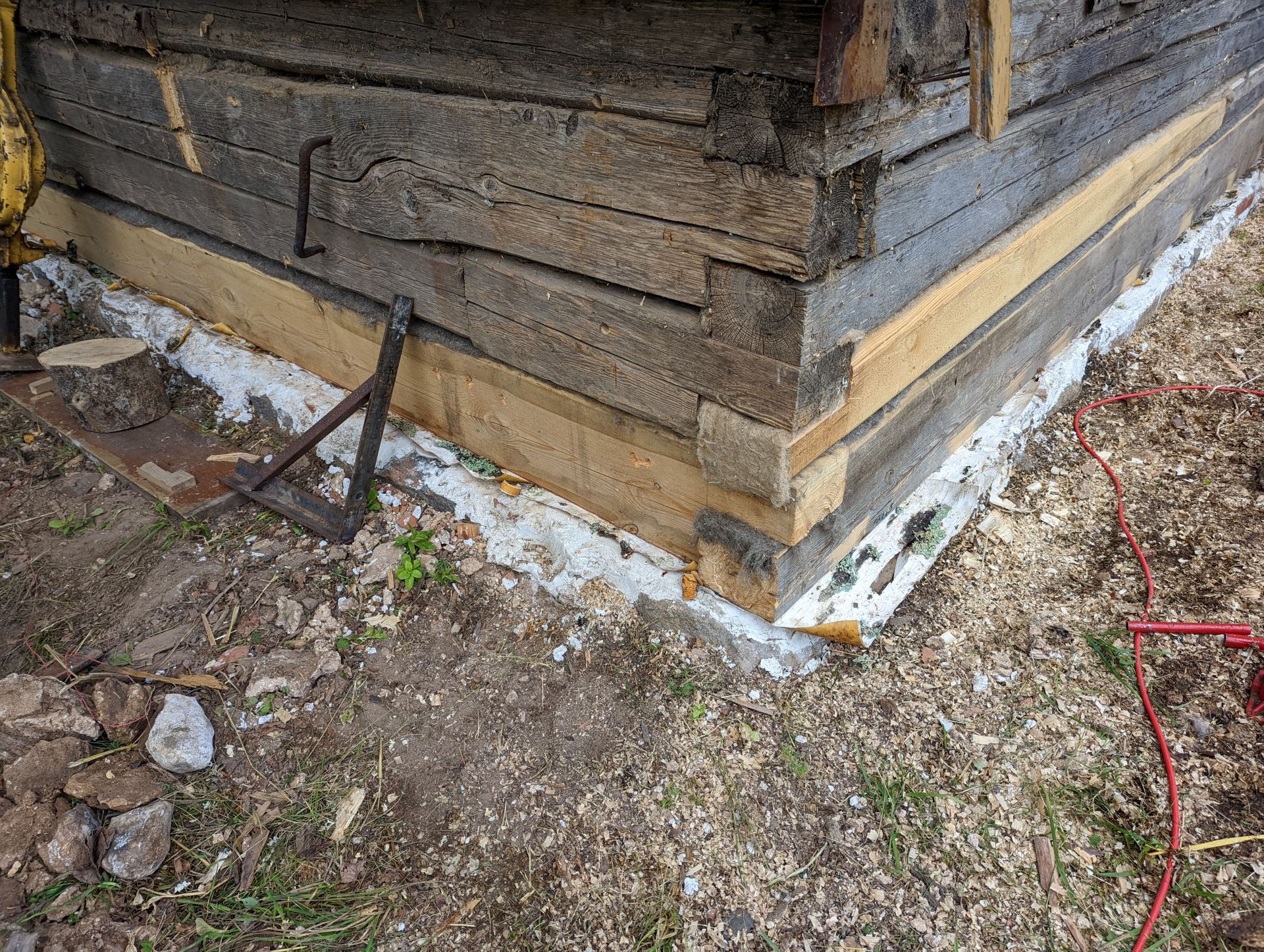 Maja palkide vahetus. Antsla ja Lõuna-Eesti. Mihkli küttepuud